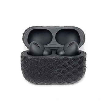 Наушники Apple AirPods Pro 3 в коже питона (Черные)