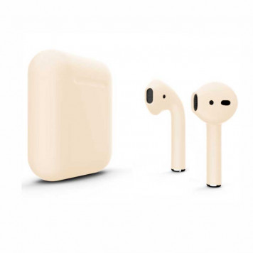 Наушники Apple AirPods 2 Бежевые телесные-1