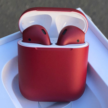 Наушники Apple AirPods 2 Бордовые-1