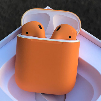 Наушники Apple AirPods 2 Оранжевые-1
