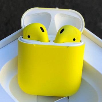 Наушники Apple AirPods 2 Желтые-1