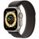Часы Apple Watch Ultra GPS + Cellular 49 мм, титановый корпус, ремешок Trail цвета Черного/Серого,размер L/M MQF43