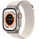 Часы Apple Watch Ultra GPS + Cellular 49 мм, титановый корпус, ремешок Alpine цвета Сияющая звезда,размер M MQEY3