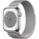 Часы Apple Watch Series 8 GPS + Cellular 41 мм, корпус нержавеющая сталь серебро, миланский сетчатый браслет серебристый