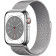 Часы Apple Watch Series 8 GPS + Cellular 45 мм, корпус нержавеющая сталь серебро, миланский сетчатый браслет серебристый