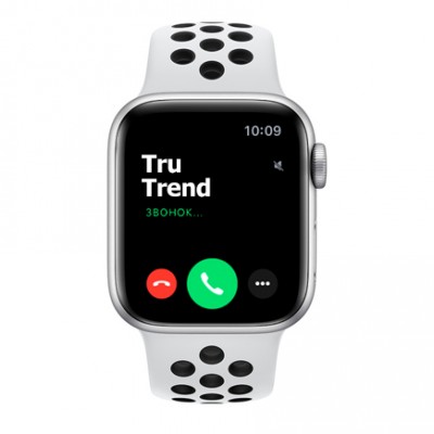 Apple Watch Series 6 Nike+ GPS, 40mm, корпус из алюминия серебристого цвета, спортивный ремешок цвета «чистая платина/чёрный» Apple Watch Series 6 Nike+ GPS, 40mm, корпус из алюминия серебристого цвета, спортивный ремешок цвета «чистая платина/чёрный»