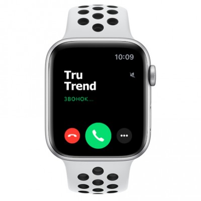 Apple Watch Series 6 Nike+ GPS, 44mm, корпус из алюминия серебристого цвета, спортивный ремешок цвета «чистая платина/чёрный» Apple Watch Series 6 Nike+ GPS, 44mm, корпус из алюминия серебристого цвета, спортивный ремешок цвета «чистая платина/чёрный»