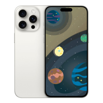 Apple iPhone 15 Pro Max 256GB («Белый титан» | White Titanium)