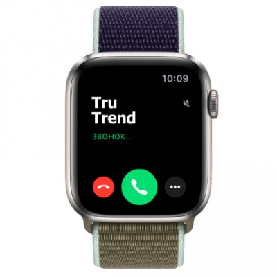 Apple Watch Series 5 Edition GPS + Cellular, 44mm, корпус из титана, спортивный браслет (Sport Loop) цвета «лесной хаки» Apple Watch Series 5 Edition GPS + Cellular, 44mm, корпус из титана, спортивный браслет (Sport Loop) цвета «лесной хаки»