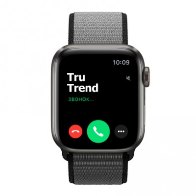 Apple Watch Series 5 Edition GPS + Cellular, 40mm, корпус из титана цвета «черный космос», спортивный браслет (Sport Loop) цвета «тёмный графит» Apple Watch Series 5 Edition GPS + Cellular, 40mm, корпус из титана цвета «черный космос», спортивный браслет (Sport Loop) цвета «тёмный графит»