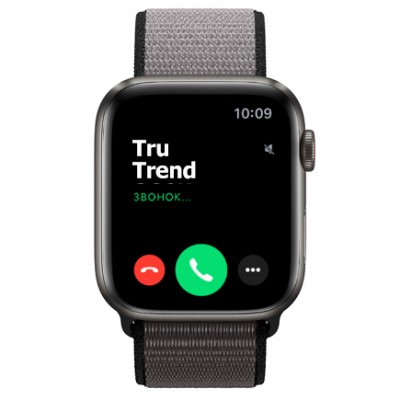 Apple Watch Series 5 Edition GPS + Cellular, 44mm, корпус из титана цвета «черный космос», спортивный браслет (Sport Loop) цвета «тёмный графит» Apple Watch Series 5 Edition GPS + Cellular, 44mm, корпус из титана цвета «черный космос», спортивный браслет (Sport Loop) цвета «тёмный графит»