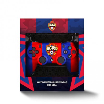 Купить Кастомизированный геймпад DualShock 4 "ЦСКА. Красно ...